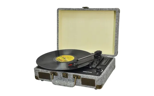 Promotional Prixton Vc400 Vinyl Mp3 Player Grey Not Available Custom Branded Merch With Logo For Bulk Corporate Gifts