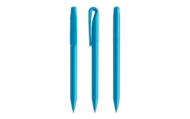 Promotional Prodir Ds1 Twist Ballpoint Pen Polished Light Blue Branded With Your Logo