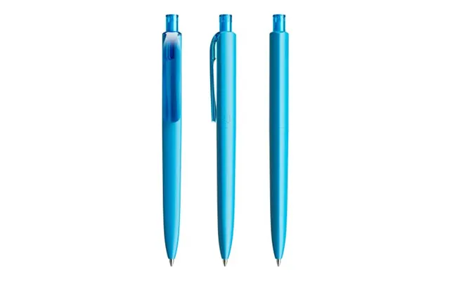 Promotional Prodir Ds8 Push Ballpoint Pen Matt Light Blue Branded With Your Logo