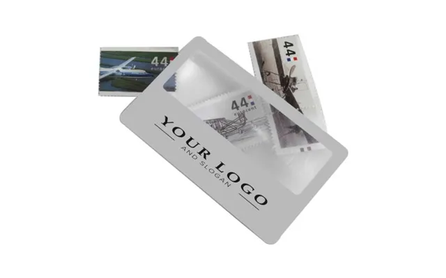 Promotional Pvc Magnifying Glass Evaristo White Branded With Your Logo