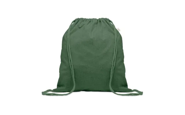Promotional Recycled 140 Gr M Cotton Bag Dark Green Branded With Your Logo