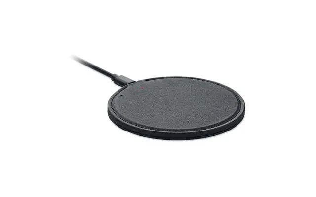 Promotional Recycled 15w Wireless Charger Black Custom Branded Merch With Logo For Bulk Corporate Gifts