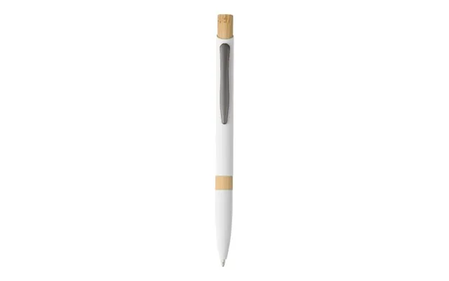 Promotional Recycled Aluminium Ballpen Calandra White Branded With Your Logo