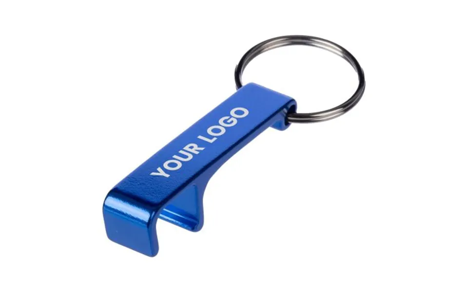 Promotional Recycled Aluminium Key Holder Anneliese Red Branded With Your Logo