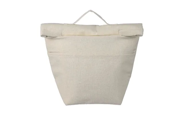 Promotional Recycled Cotton 220 Gsm Rolltop Cooler Bag Faith Khaki Branded With Your Logo