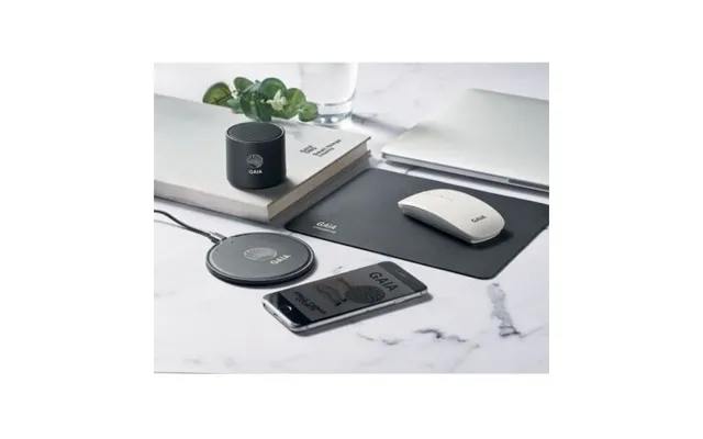 Promotional Recycled Pu Wireless Speaker Black Branded With Your Logo