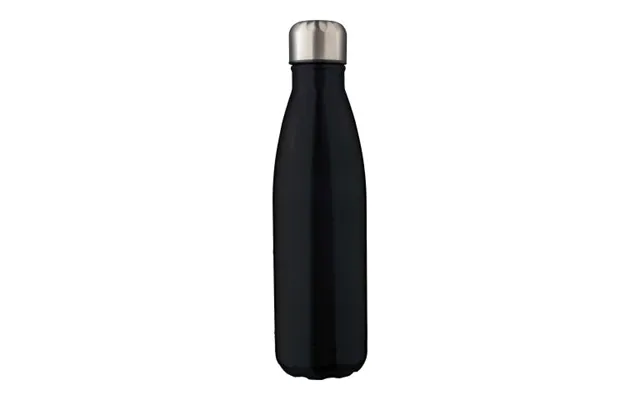 Promotional Recycled Stainless Steel Double-walled Flask 500 Ml Clifford Black Custom Branded Merch With Logo For Bulk C