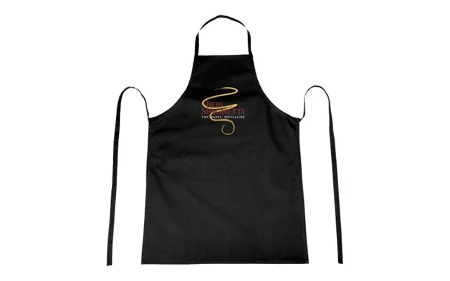 Promotional Reeva 180 G M Apron Solid Black Branded With Your Logo product image