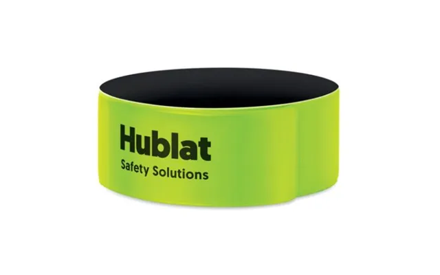 Promotional Reflective Arm Strap Yellow Branded With Your Logo