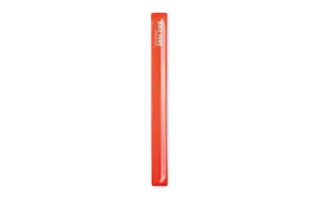 Promotional Reflective Wrist Strap Orange Branded With Your Logo