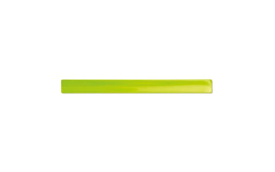 Promotional Reflective Wrist Strap Yellow Branded With Your Logo