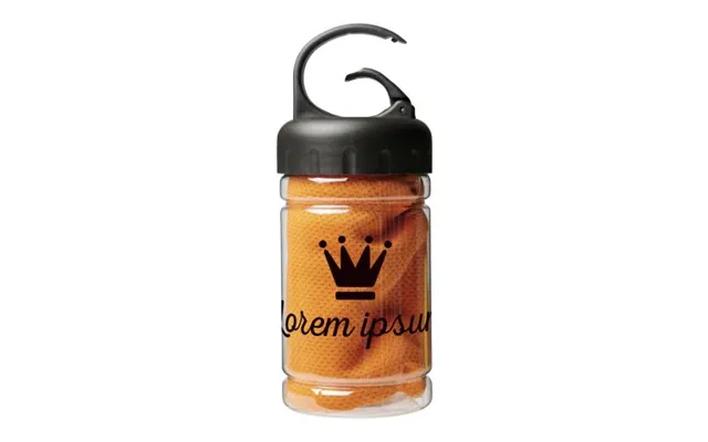 Promotional Remy Cooling Towel In Pet Container Orange Branded With Your Logo product image