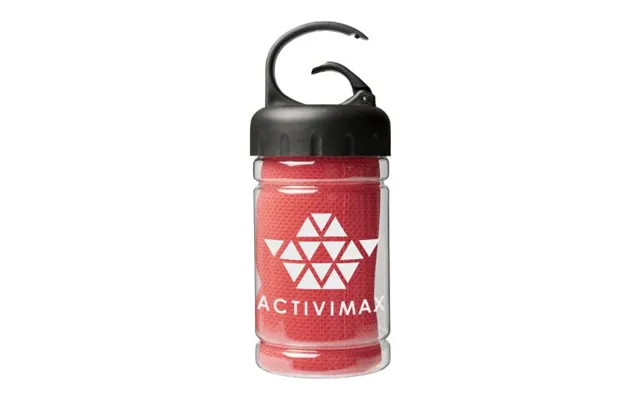 Promotional Remy Cooling Towel In Pet Container Red Branded With Your Logo product image