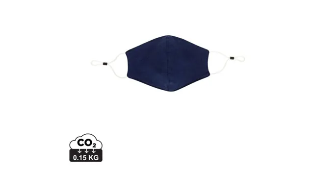 Promotional Reusable 2-ply Cotton Face Mask Navy Branded With Your Logo