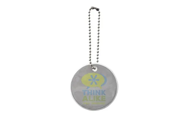 Promotional Rfx H-16 Round S Reflective Pvc Hanger White Custom Branded Merch With Logo For Bulk Corporate Gifts
