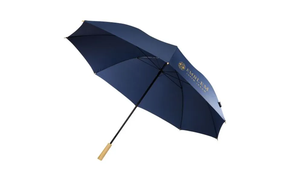 Promotional Romee 30'' Windproof Recycled Pet Golf Umbrella Deep Blue Branded With Your Logo
