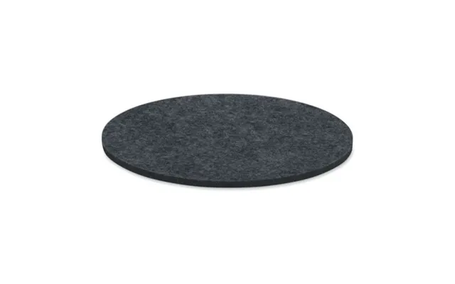 Promotional Round Coaster In Rpet Felt Grey Branded With Your Logo