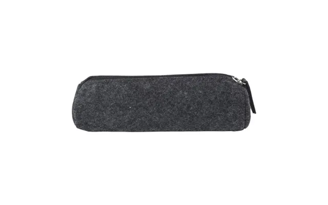Promotional Rpet Felt Pencil Case Samantha Dark Grey Branded With Your Logo