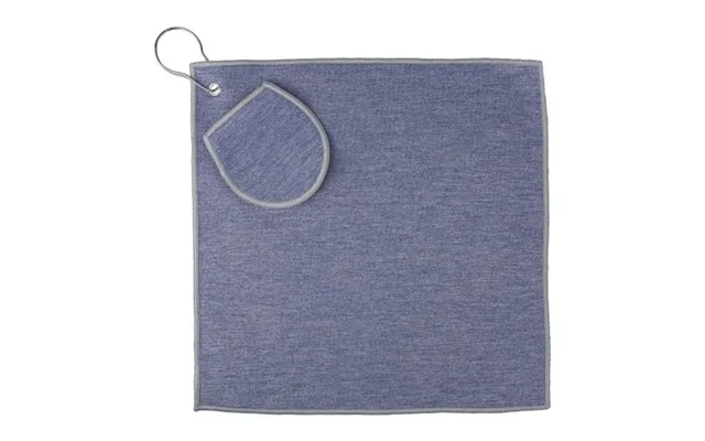 Promotional Rpet Golf Towel Idris Cobalt Blue Custom Branded Merch With Logo For Bulk Corporate Gifts