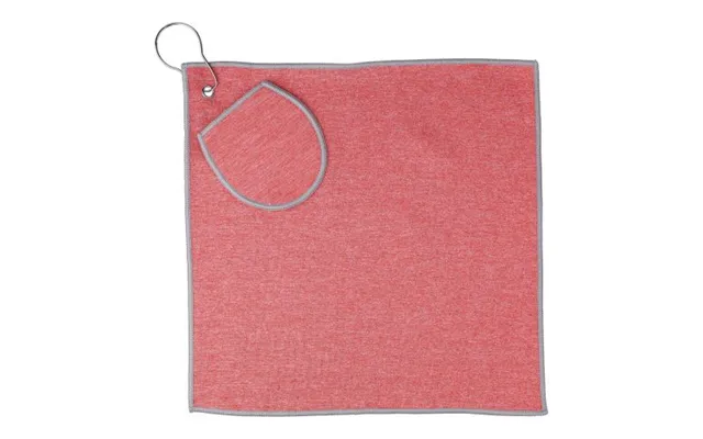 Promotional Rpet Golf Towel Idris Red Custom Branded Merch With Logo For Bulk Corporate Gifts