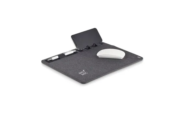 Promotional Rpet Mouse Mat Charger 15w Grey Branded With Your Logo
