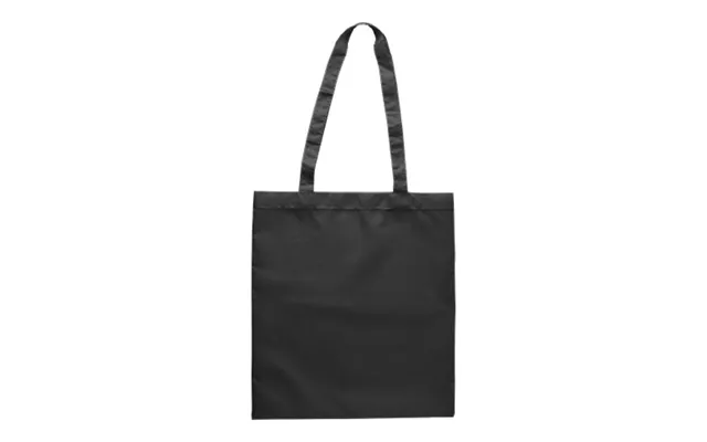 Promotional Rpet Polyester 190t Shopping Bag Anaya Black Branded With Your Logo