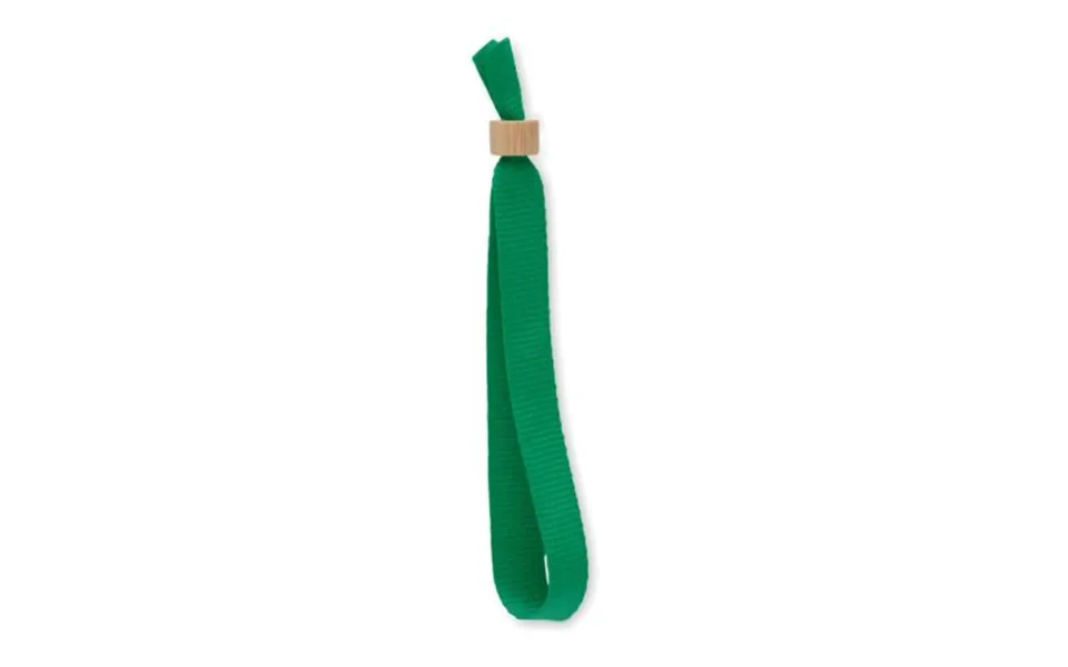Promotional Rpet Polyester Wristband Green Branded With Your Logo