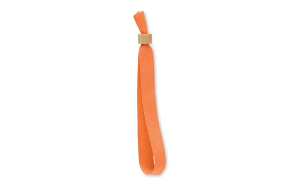 Promotional Rpet Polyester Wristband Orange Branded With Your Logo