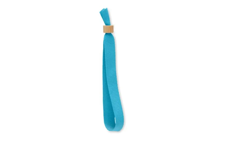 Promotional Rpet Polyester Wristband Turquoise Branded With Your Logo