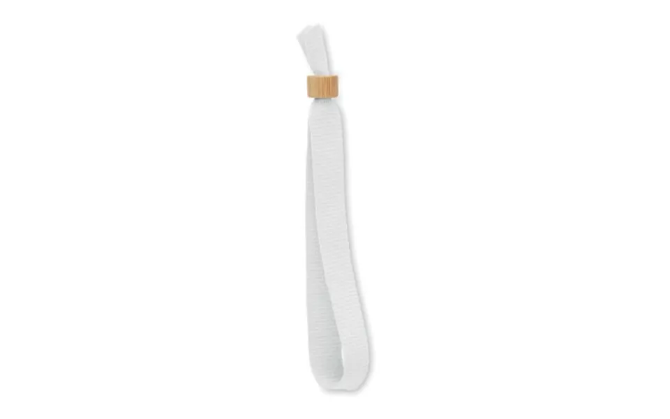 Promotional Rpet Polyester Wristband White Branded With Your Logo