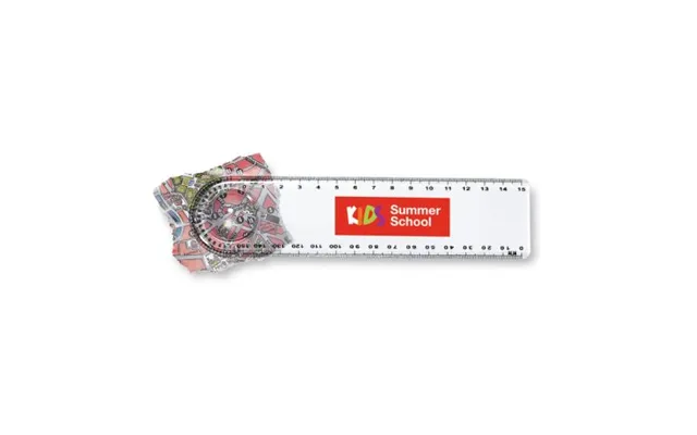 Promotional Ruler With Magnifier Transparent Custom Branded Merch With Logo For Bulk Corporate Gifts