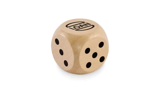 Promotional Schima Wooden Dice 3cm Dia Wood Branded With Your Logo