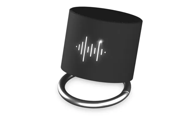 Promotional Scx.design S26 Light-up Ring Speaker Solid Black-white Custom Branded Merch With Logo For Bulk Corporate Gif