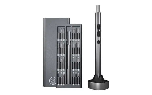 Promotional Scx.design T25 All-in-one Electric Screwdriver Set Solid Black Branded With Your Logo