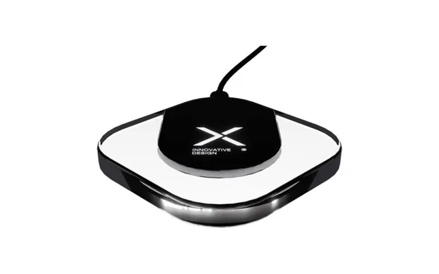 Promotional Scx.design W36 Transparent Wireless Charging Base Solid Black Custom Branded Merch With Logo For Bulk Corpor