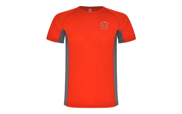Promotional Shanghai Short Sleeve Kids Sports T-shirt Red-dark Lead Branded With Your Logo
