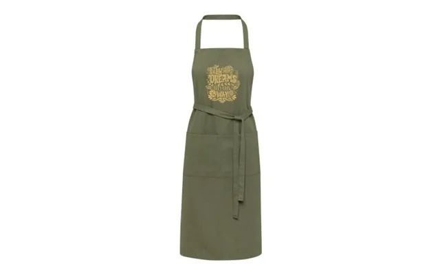 Promotional Shara 240 G M2 Aware Recycled Apron Green Branded With Your Logo product image