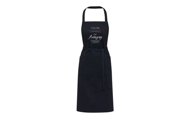 Promotional Shara 240 G M2 Aware Recycled Apron Navy Branded With Your Logo product image