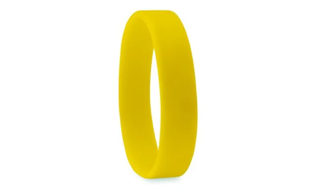 Promotional Silicone Wristband Yellow Custom Branded Merch With Logo For Bulk Corporate Gifts