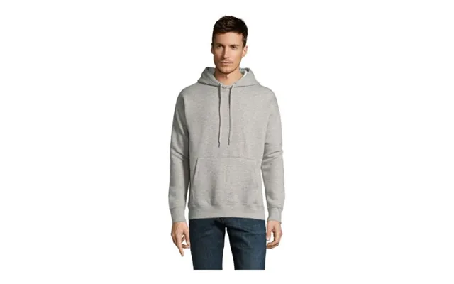 Promotional Slam Unisex Hooded Sweater Grey Melange Branded With Your Logo