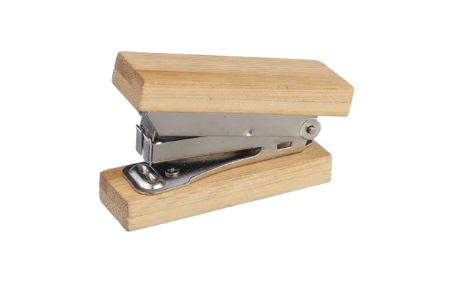 Promotional Small Bamboo Stapler Gordon Brown Custom Branded Merch With Logo For Bulk Corporate Gifts