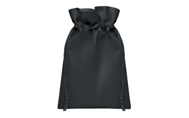 Promotional Small Gift Bag In Rpet Black Branded With Your Logo
