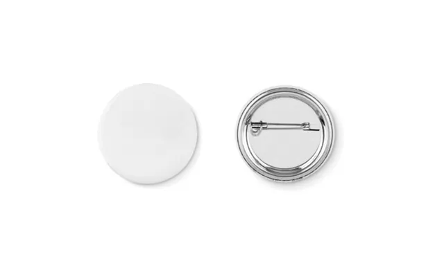 Promotional Small Pin Button Matt Silver Branded With Your Logo