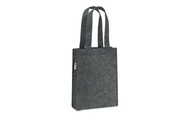 Promotional Small Rpet Felt Gift Bag Grey Branded With Your Logo
