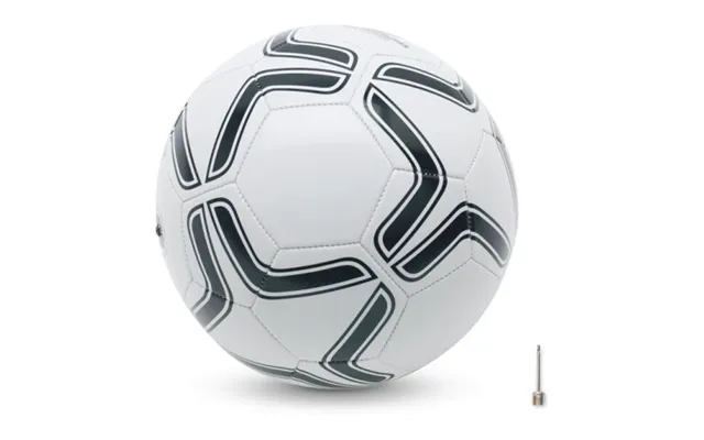 Promotional Soccer Ball In Pvc 21.5cm White Black Custom Branded Merch With Logo For Bulk Corporate Gifts