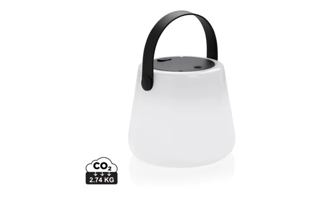 Promotional Solarglow Rcs Recycled Plastic Usb-rechargble Outdoor Light White Custom Branded Merch With Logo For Bulk Co