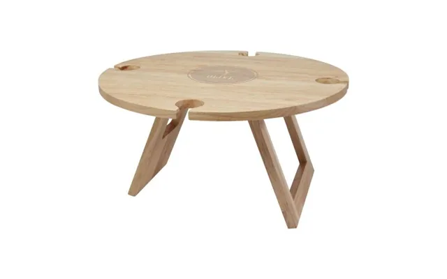 Promotional Soll Foldable Picnic Table Natural Branded With Your Logo