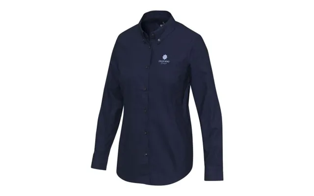 Promotional Sphene Oxford Women's Shirt Navy Blue Branded With Your Logo