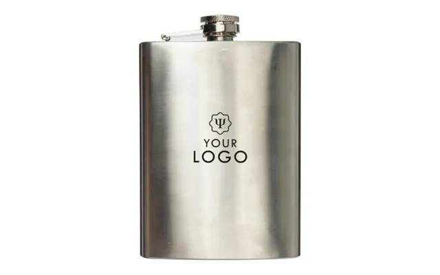 Promotional Stainless Steel Hip Flask Benedict Silver Branded With Your Logo