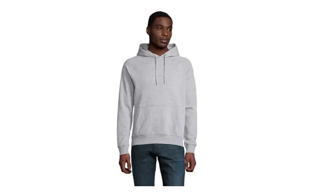 Promotional Stellar Unisex Hooded Sweat Grey Melange 2 Branded With Your Logo